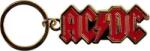 AC/DC Logo Gold Breloc (ACDCKEY06)