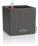 Lechuza CANTO Stone Graphite Black műanyag növénytartó 14 cm