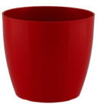 Artevasi San Remo 18 cm műanyag kaspó dark red színben
