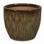 NDT Indigo 2-02MD misty brown set of 3 kerámia növénytartó szett