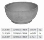 Terrecotte Italiane Ciotola Liscia Etrusco 20X9 cm agyag növénytartó