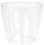 Artevasi San Remo 16 cm műanyag kaspó transparent színben