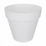 elho Loft Urban Round Wheels 40 cm White, műanyag kaspó