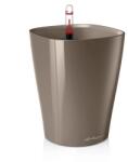 Lechuza DELTINI Table Planters Taupe High Gloss műanyag növénytartó 15 cm