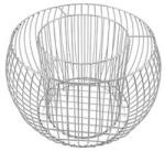 ELGARDEN Kővel tölthető kaspó OLYMPIA "L