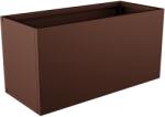  Nívó Lineo virágláda M, Mahagónibarna színben 80x35x40 cm