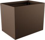  Nívó Lineo virágláda S, Szépiabarna színben 50x35x40 cm