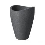 Scheurich 254/67 Schwarz Granit műanyag kaspó 67 cm