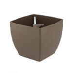 Artevasi Siena Self Watering System 40 cm önöntöző műanyag kaspó taupe színben