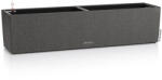 Lechuza BALCONERA Stone 80 cm műanyag balkonláda graphite black