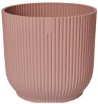 elho Vibes Fold Round 14 cm Delicate Pink műanyag növénytartó