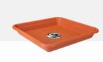 elho Universal Saucer Square 25 cm Terra műanyag alátét