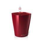 Lechuza MINI DELTINI Scarlet Red High Gloss műanyag növénytartó 10 cm