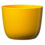 SK Sevilla fényes sárga vízálló kerámia primula kaspó 11 cm
