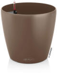 Lechuza Classico Color műanyag kaspó 28 cm nutmeg