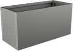  Nívó Lineo virágláda M, Szürkealumínium színben 80x35x40 cm
