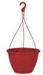 Artevasi Algarve Hanging basket 25 cm műanyag kaspó dark red színben