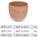 Terrecotte Italiane Caspo 16X14 cm agyag növénytartó