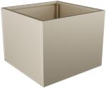  Nívó Cubo virágláda L, Elefántcsont színben 70x70x55 cm