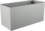  Nívó Lineo virágláda M, Fehéralumínium színben 80x35x40 cm