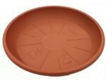 euro3plast Medea Saucer 26 cm műanyag növénytartó alátét Terracotta