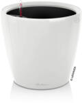 Lechuza CLASSICO Premium Kivehető Be Ővel White High Gloss LS műanyag növénytartó 28 cm