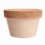 Degrea Mezzo Vaso Graffiato 21 cm agyag növénytartó