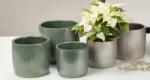 Scheurich 909/15 Luxury Green 15 cm kerámia növénytartó