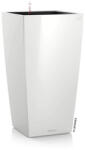 Lechuza CUBICO Premium White High Gloss műanyag növénytartó 50 cm
