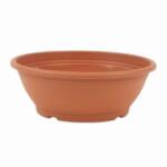  Műanyag virágtál terrakotta színben, 25 cm