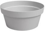 Artevasi Capri Bowl 25 cm Light Grey műanyag növénytartó