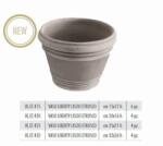 Terrecotte Italiane Vaso Liberty Etrusco 25X12 H. cm agyag növénytartó