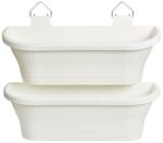 elho Corsica Vert Forest Large Set/2 Whit műanyag növénytartó