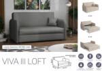 Mindigbútor VIVA LOFT III. előre nyíló rugós kanapé Mono 246 színben - sprintbutor