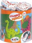 Aladine Stampo Minos Set de sigilare 10 Bucăți-Dinozauri (85123)