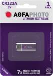 CABLETECH CR123 1buc AgfaPhoto (L-BAT0411) Baterii de unica folosinta