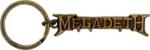 Megadeth Gold Logo v2 Breloc (MEGAKEY03)