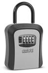 Delight Kulcsszéf, fém (170 x 95 x 40 mm), számzáras, reteszelhető akasztó (55574)