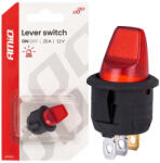AMIO 2 állású piros kapcsoló - 12V 20A