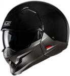 HJC Cască deschisă cu mască HJC i20N Negru metalizat solid (HJC187330)