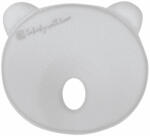 KikkaBoo párna - laposfejűség elleni memóriahabos ergonomikus Airknit maci szürke - babycenter-online