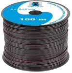 Cabletech KAB0355-M Hangszórókábel, fekete, réz-alumínium CCA, 2x0, 5mm2, /méter (KAB0355)