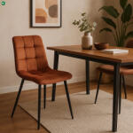 Mebel Elite Rozsdabarna Bársony étkezőszék. PERU