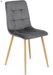 Mebel Elite Szürke Bársony Étkezőszék. FREDY