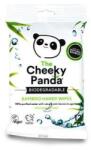 The Cheeky Panda Kéztörlő kendő, bambusz, nedves, 12 lap, CHEEKY PANDA, illatmentes (KHH901)
