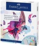 Faber-Castell Akvarell festékkészlet, tubusos, kiegészítőkkel, FABER-CASTELL "Creative Studio", 12 különböző szín (TFC169618)