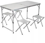 Trizand Összecsukható kemping szett, 1 db asztal + 4 db szék