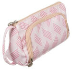 Maaleo Összecsukható iskolai tolltartó, 2 rekeszes, rózsaszín