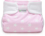 T-TOMI Ortopédiai pamut terpeszpelenka, rózsaszín csillag (3-6 kg)