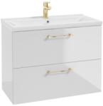 ArtDef Mosdószekrény FERATA D80 2S/45 | fehér 80 cm (190-D-08059)